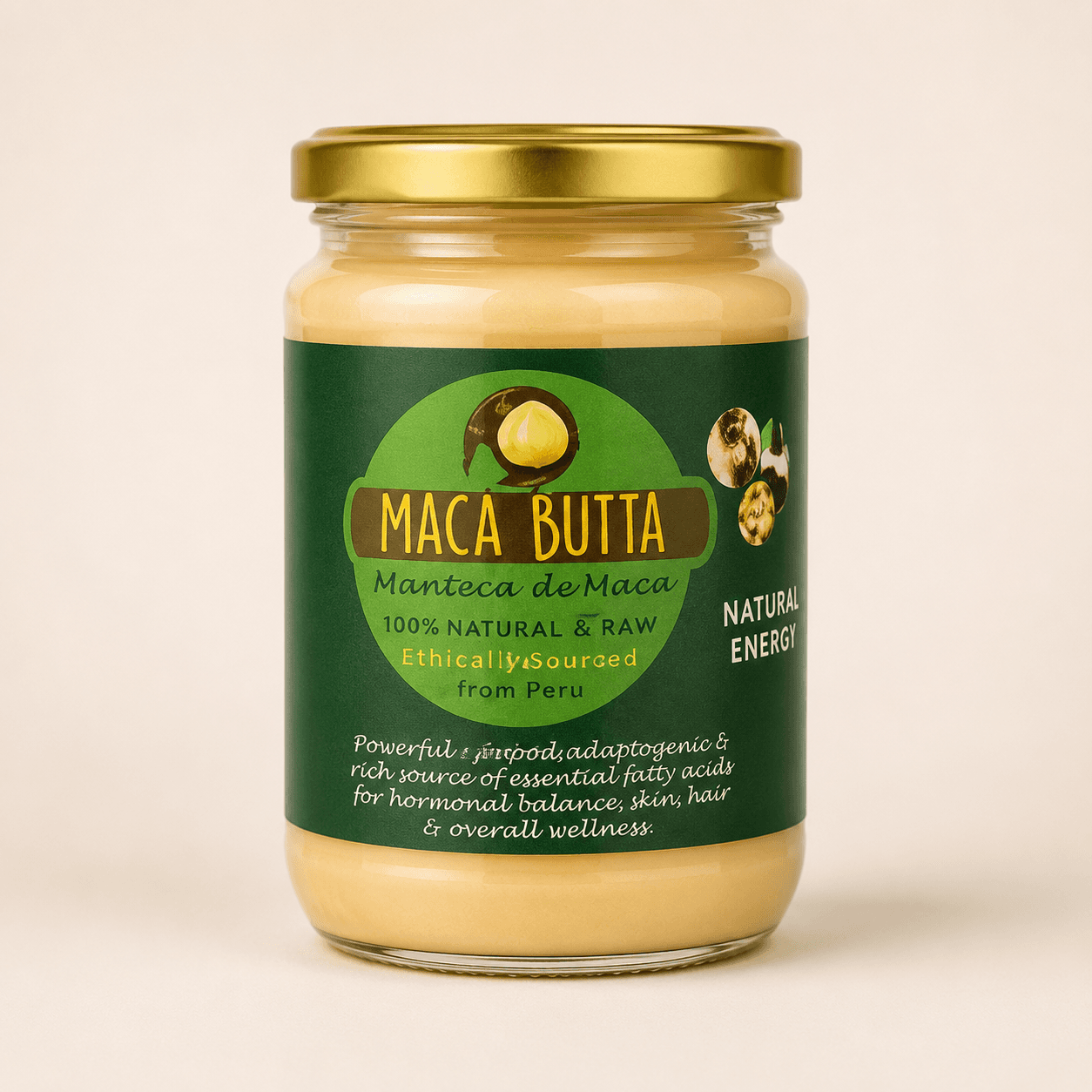 Jar of Mahurangi Macadamias macadamia nut butter